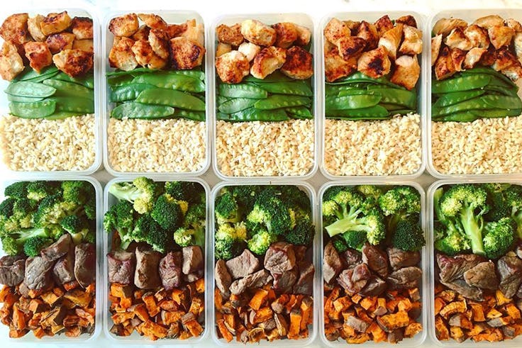 Almuerzo de dieta para la semana Almuerzo de dieta para la semana