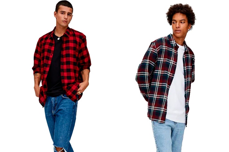 Camisas-de-hombre-Pull&Bear-cuadros