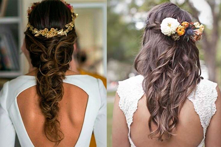 peinados boda pelo largo