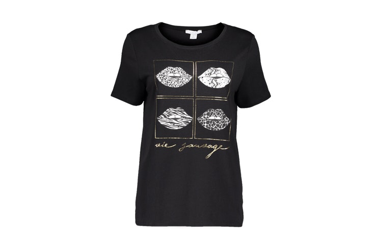 black-friday-camiseta-negra-estampado-dorado-newyorker