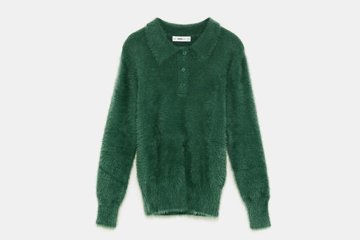 jersey-polo-textura-pelo-color-verde-zara