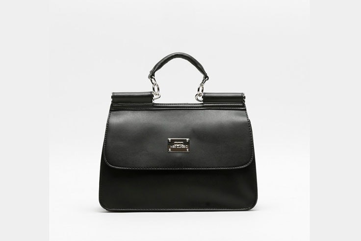 bolso-color-negro-asa-plata-misako