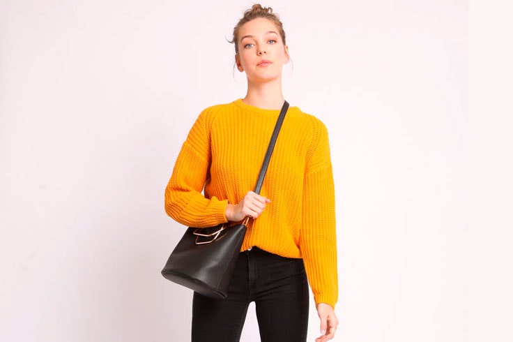 jersey-amarillo-naranja-de-punto-pimkie