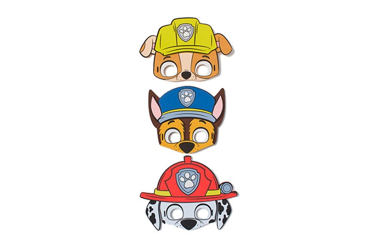 mascaras de carnaval hym patrulla canina