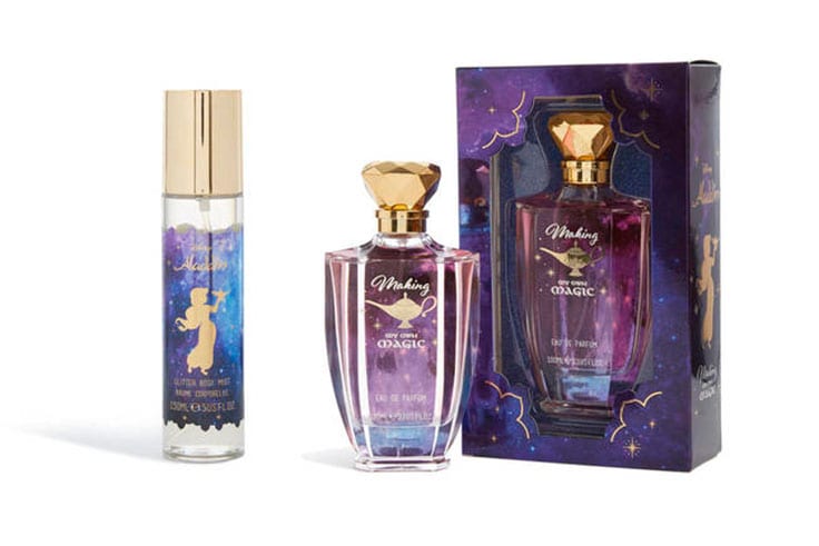 Colonia y body mist Aladdin Primark