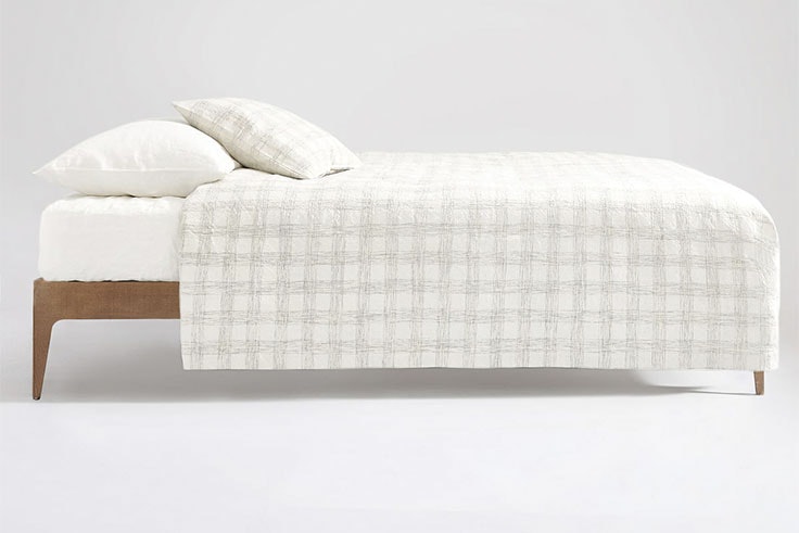Colcha algodón de cuadros (99,99 €).