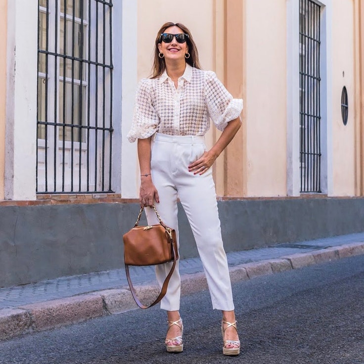 blusa margaritas zara