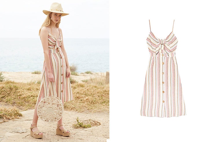 rebajas-stradivarius - vestido-rayas