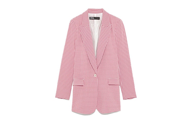 Traje-rosa-de-cuadros-vichy-de-Zara-blazer