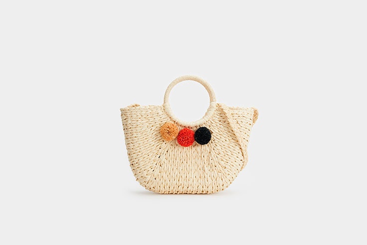 bolso rafia Parfois día mundial de la amistad