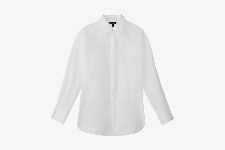 camisa blanca massimo dutti fondo de armario