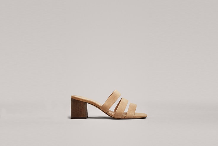sandalias nude massimo dutti