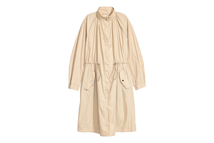 gabardina color beige h&m