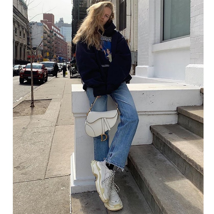 mvb estilo instagram zapatillas blancas ugly shoes