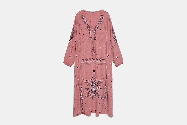 vestidos estampados zara