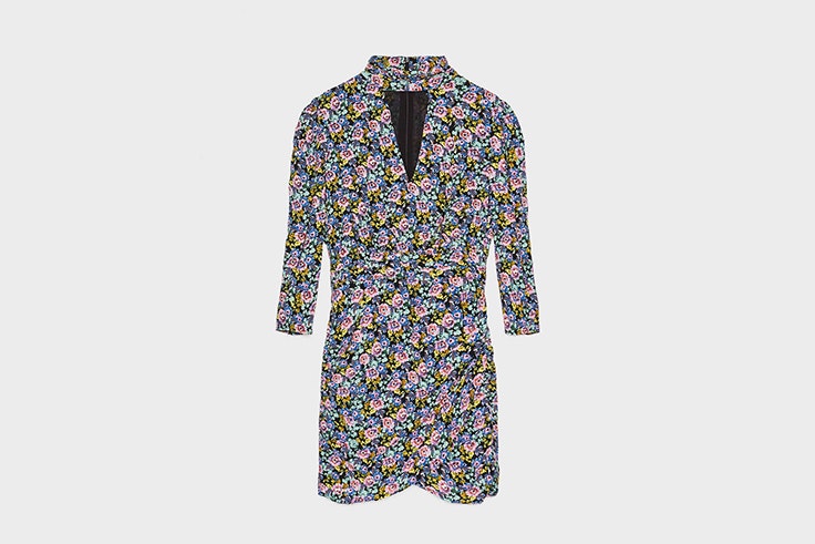 vestido corto flores bershka vestidos estampados