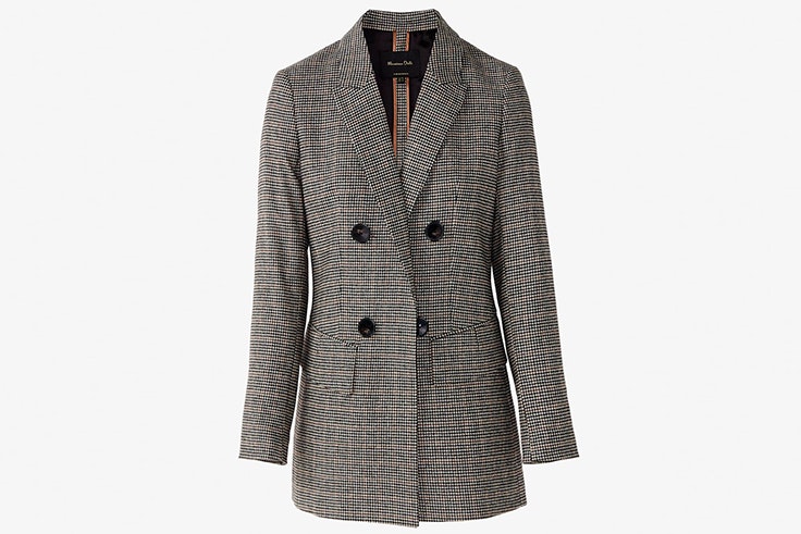 chaqueta americana cuadros massimo dutti