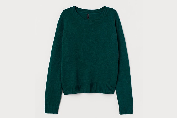 jersey verde punto hm