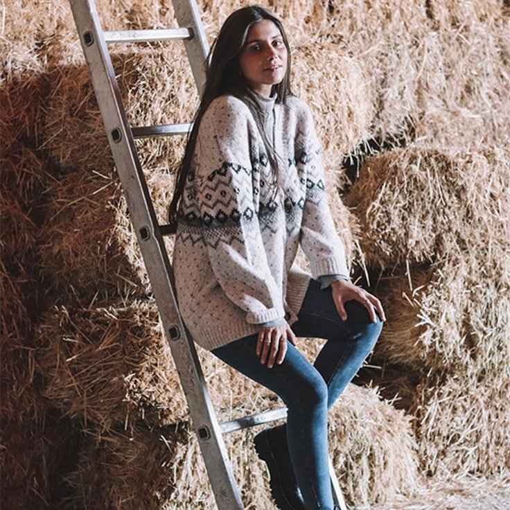 maria García de jaime estilo instagram jersey de jacquard