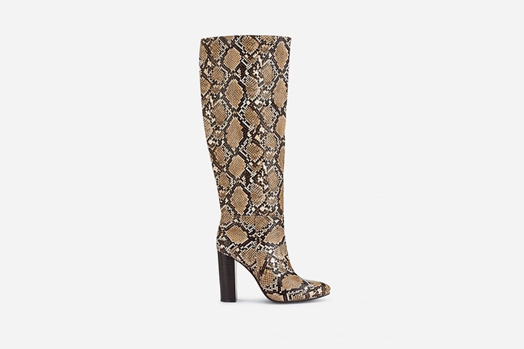 bota tacon con estampado de serpiente de marypaz Anna Ponsa López