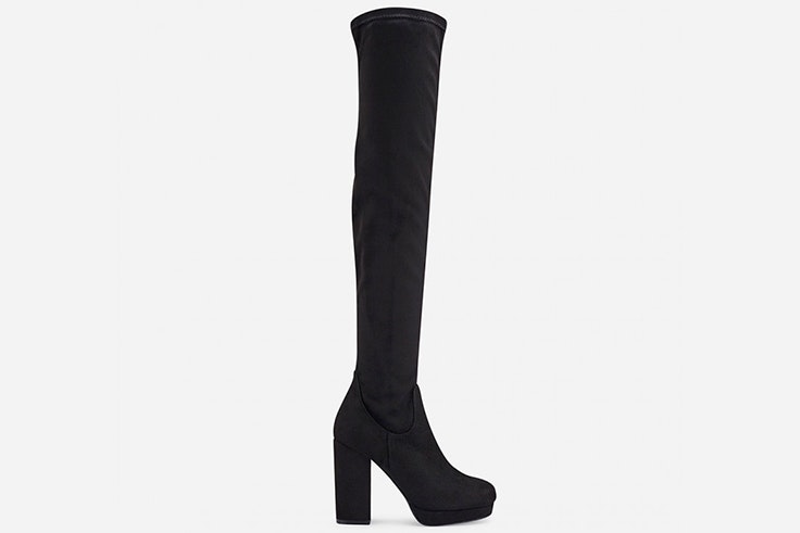 Botas altas en color negro de Marypaz