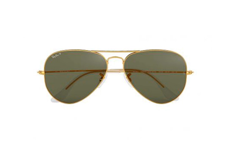 Gafas de sol aviador de Ray Ban. Disponibles en Nueva Visión.