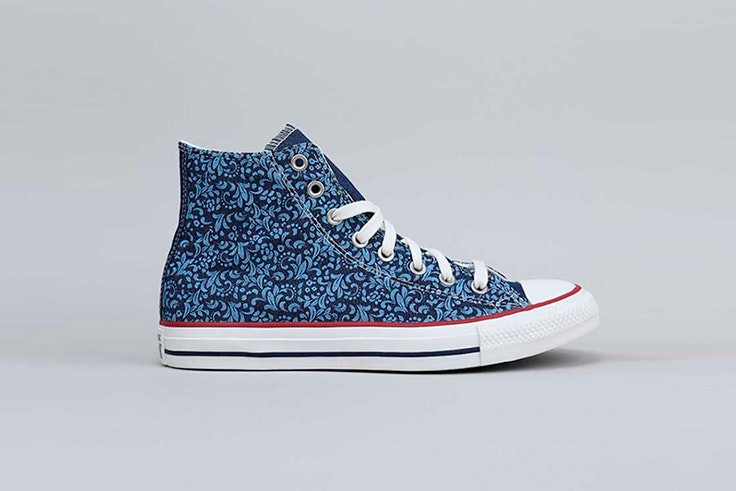 Zapatillas Converse con estampado azul de Krack