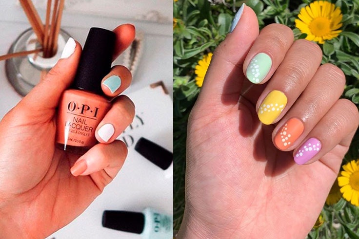 diseño-de-uñas-multicolor