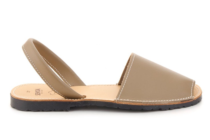 sandalias para verano menorquina basica piel senda merkal calzados