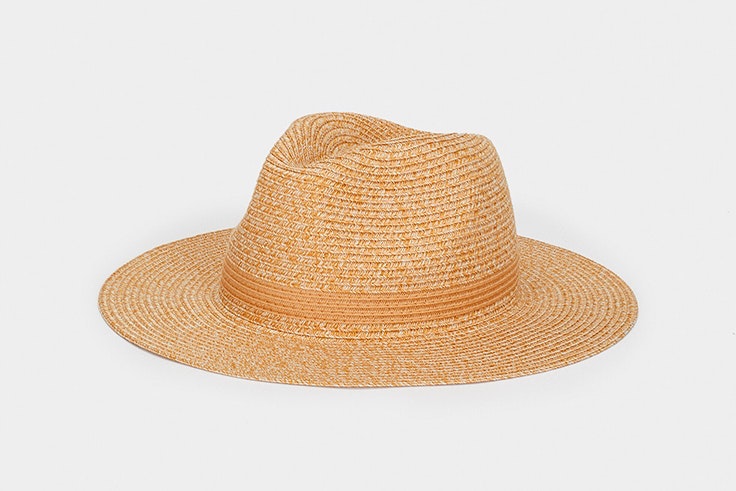 Sombrero de rafia en color natural de Parfois