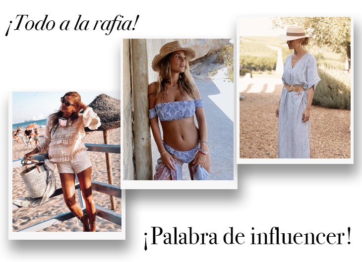 Todo a la rafia: así completan sus looks las influencers