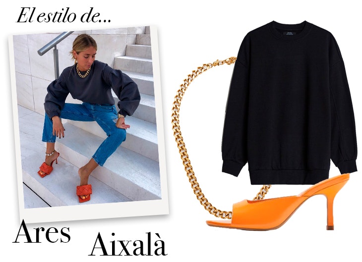 Sudadera y sandalias también es posible, ¡así lo demuestra Ares Aixalà!