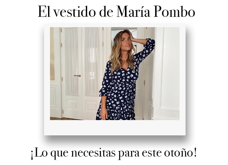 El vestido de María Pombo que podrás combinar con cualquier tipo de zapato