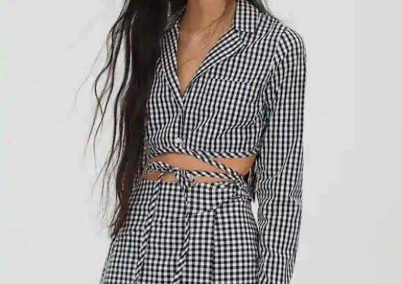 traje chaqueta cropped