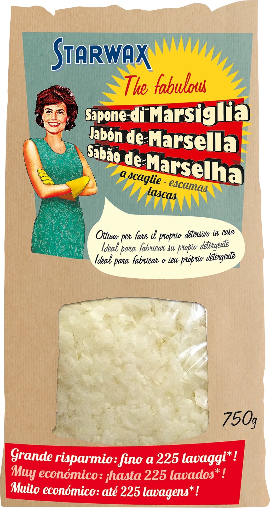 jabón escamas