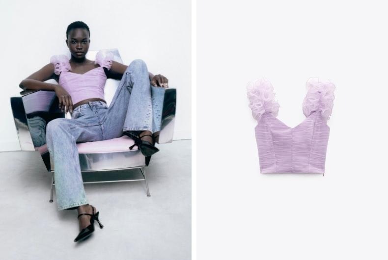 tendencia tul moda de tienda Zara verano