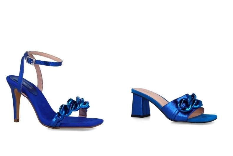 zapatos de fiesta azules couple