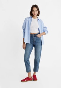 jeans mom fit stradivarius