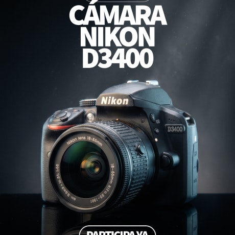 Bases legales sorteo Cámara Nikon D3400